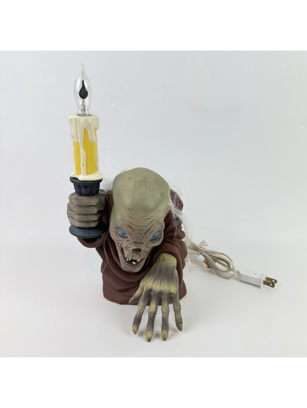 Vintage 1996 Tales From the Crypt Keeper Light Up Candelabra by Trendmaster